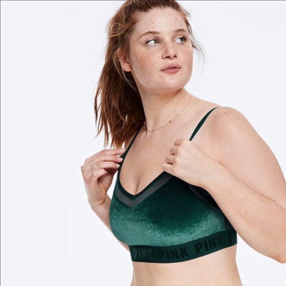 NWOT vs pink velvet sports bra - Picture 3 of 16